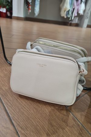 Τσαντάκι Δερματίνη Εκρού