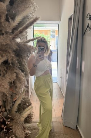 Summer pants lime