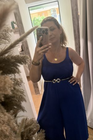 Alternative view of Zoe jumpsuit - navy blue