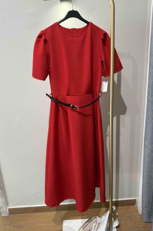 Liza red dress