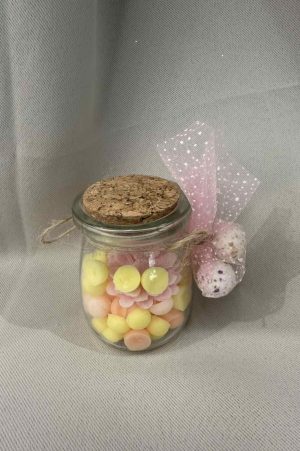 Μπομπονιέρα βαζάκι με melts